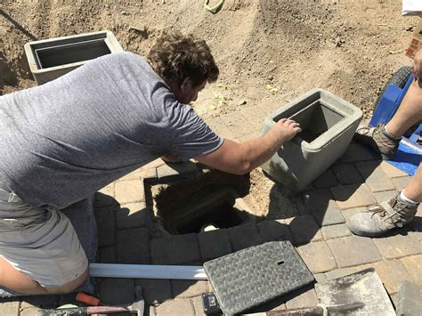 water meter box concrete